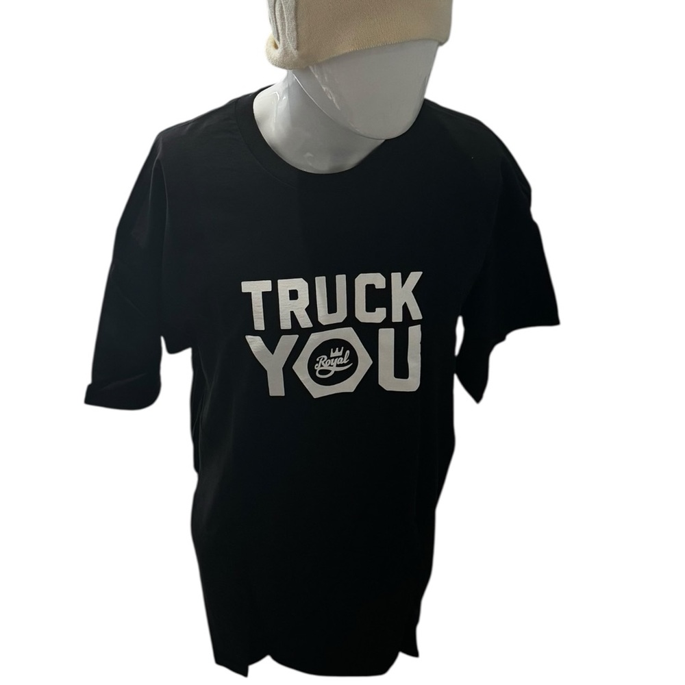 Men’s All Black Short Sleeve T-Shirt “Truck You” by: